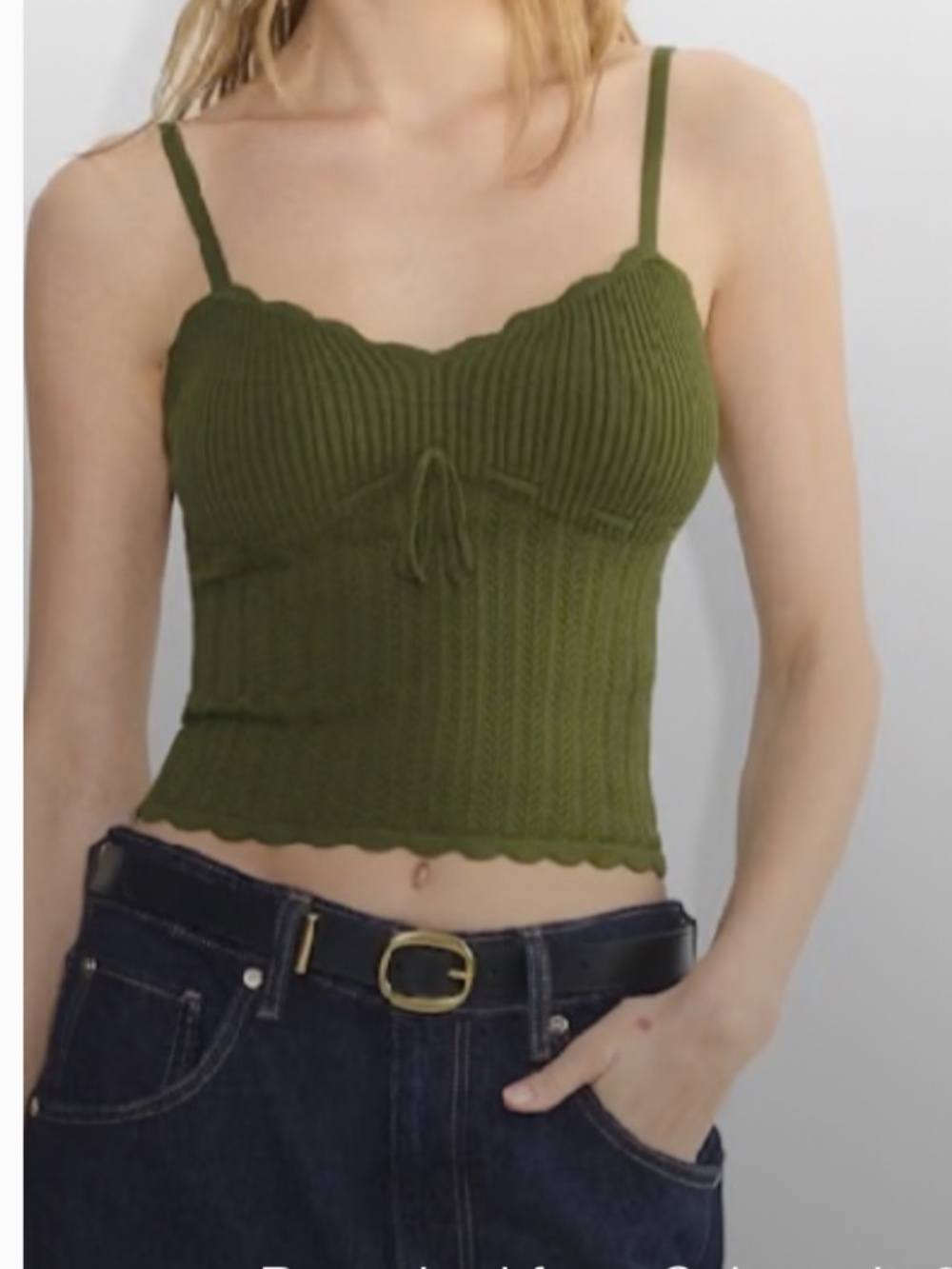 Aritzia Wilfred color Grotto Green Soloist Top